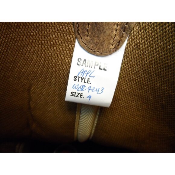 Laredo Men's 10" Cowboy Square Toe Leather Western Boots Brown/Rust Size 9D - Picture 8 of 8